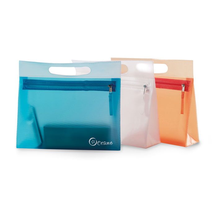 Transparente Kosmetiktasche MOONLIGHT - blau-534