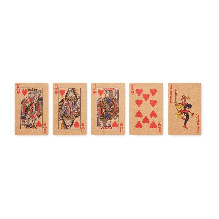 Recycelte Spielkarten ARUBA + - beige-963
