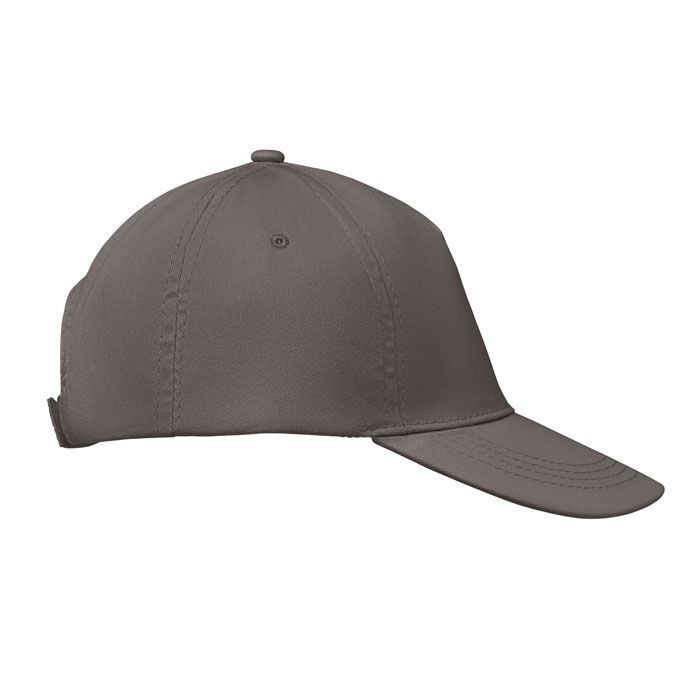 5-Panel-Baseball-Cap BUZZ - steingrau-37