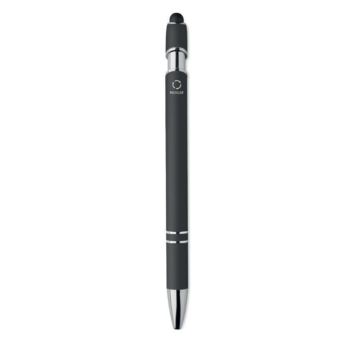 Druckkugelschreiber mit Stylus SIPARO - schwarz-151