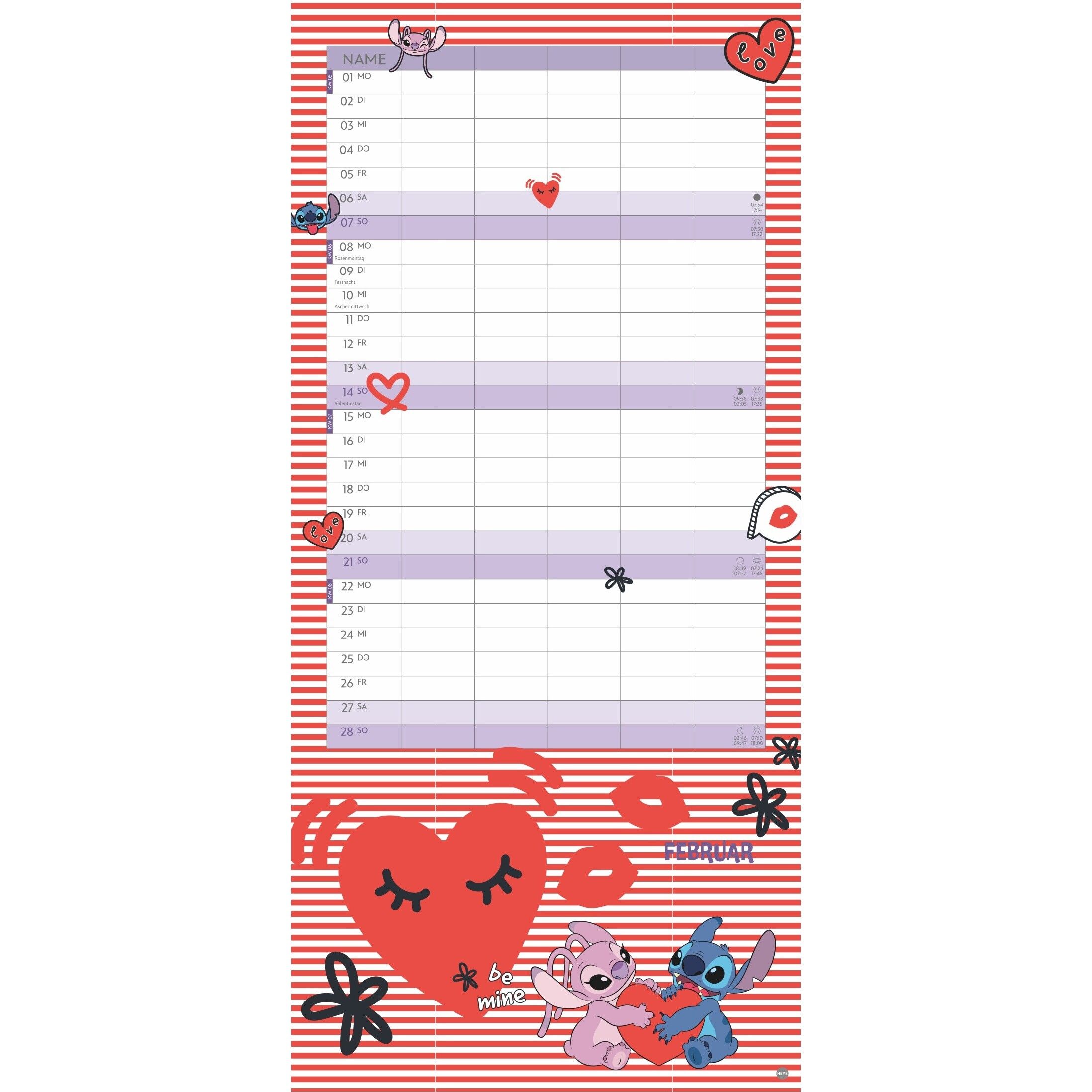 Stitch Familienplaner-775