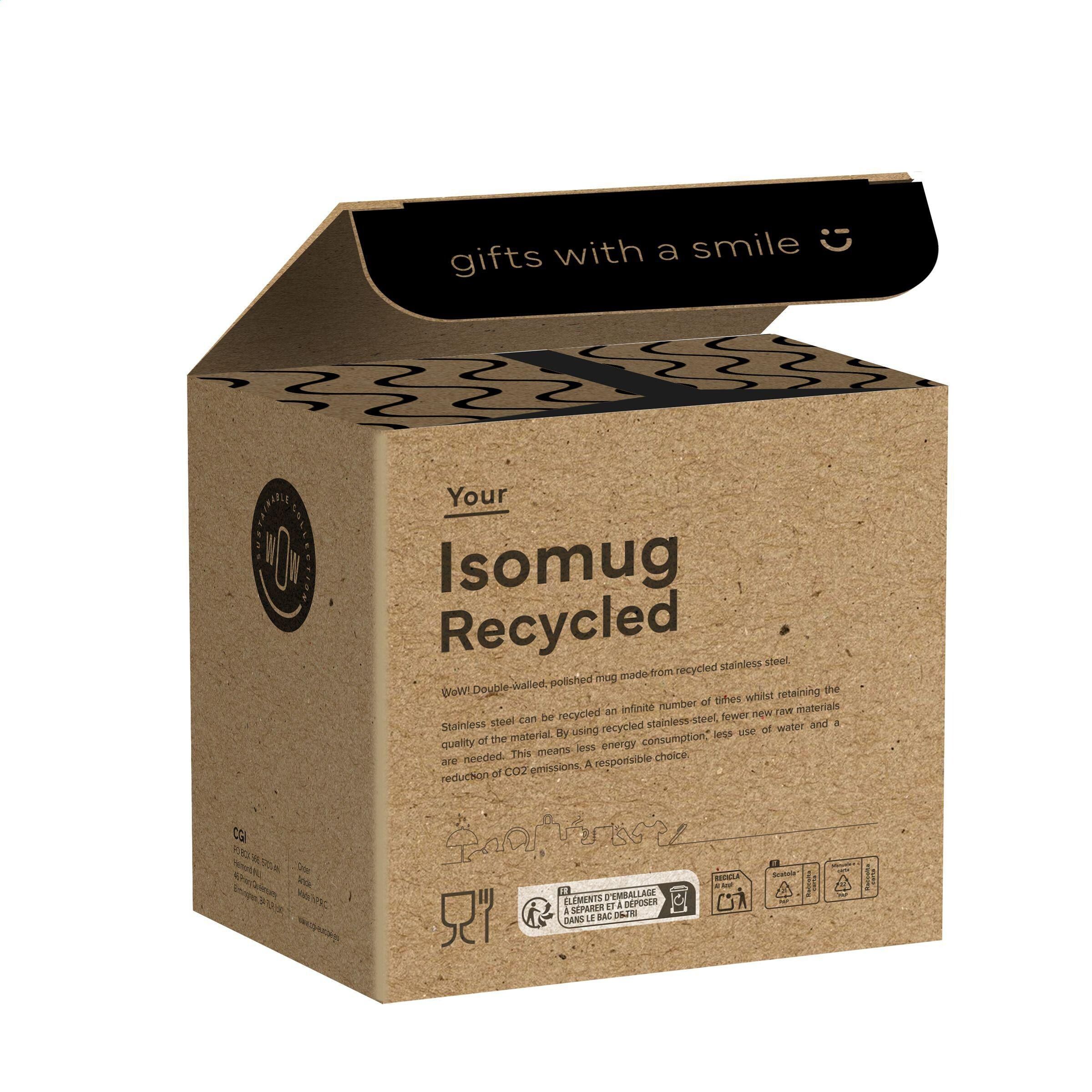 IsoMug RCS Recycled Steel 300 ml Tasse - leichtes kupfer-754