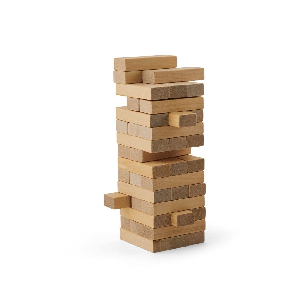 FLIK Holzspiel, 54teilig - naturhell-627