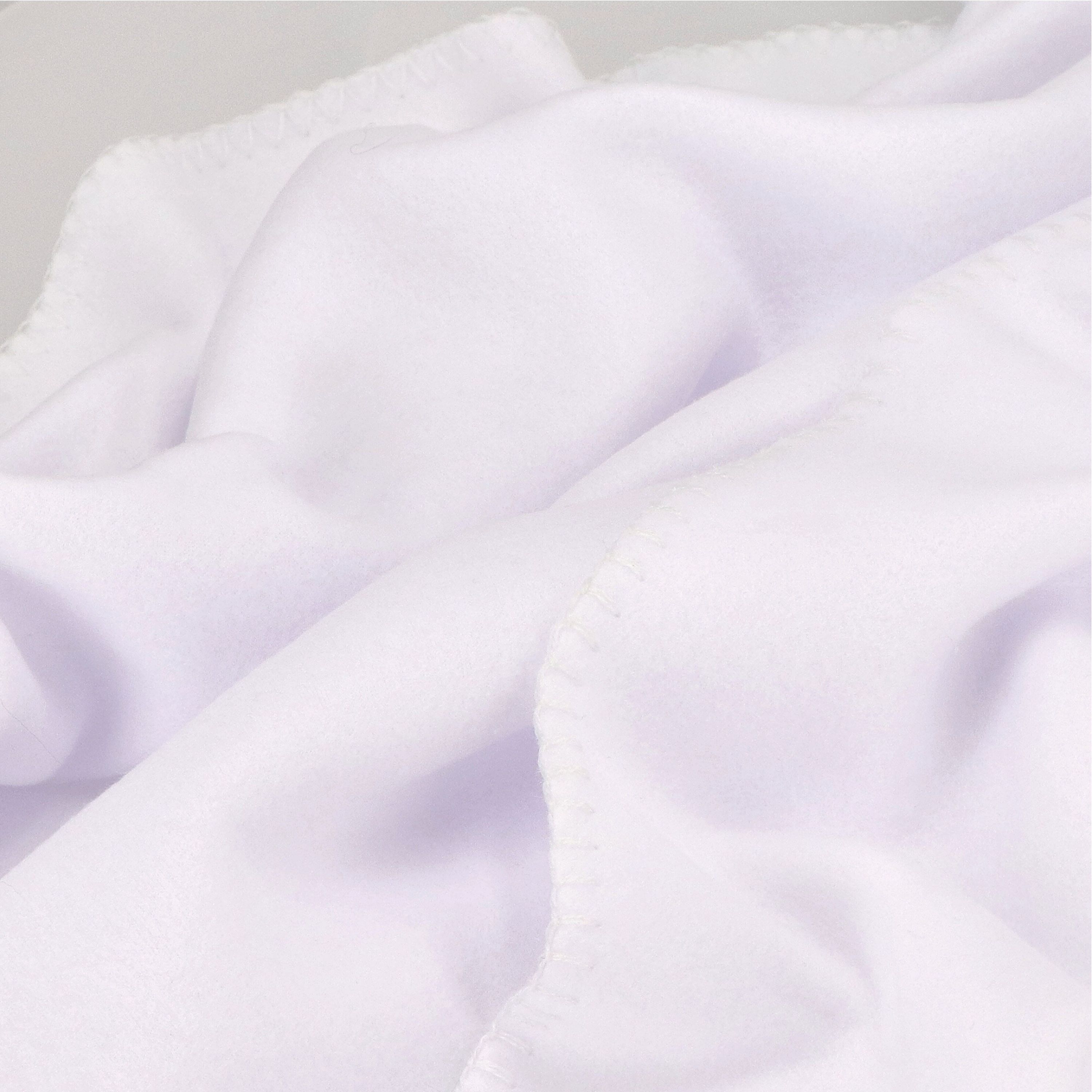 Polarfleece-Decke OEKO-TEX® Sublimation 120 x 150 cm 190 g/m² - weiss-266