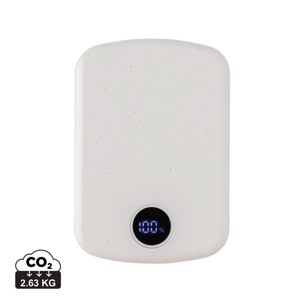 MagBoost 5.000mAh magnetische Powerbank aus RCS rec. Plastik - weiß-781