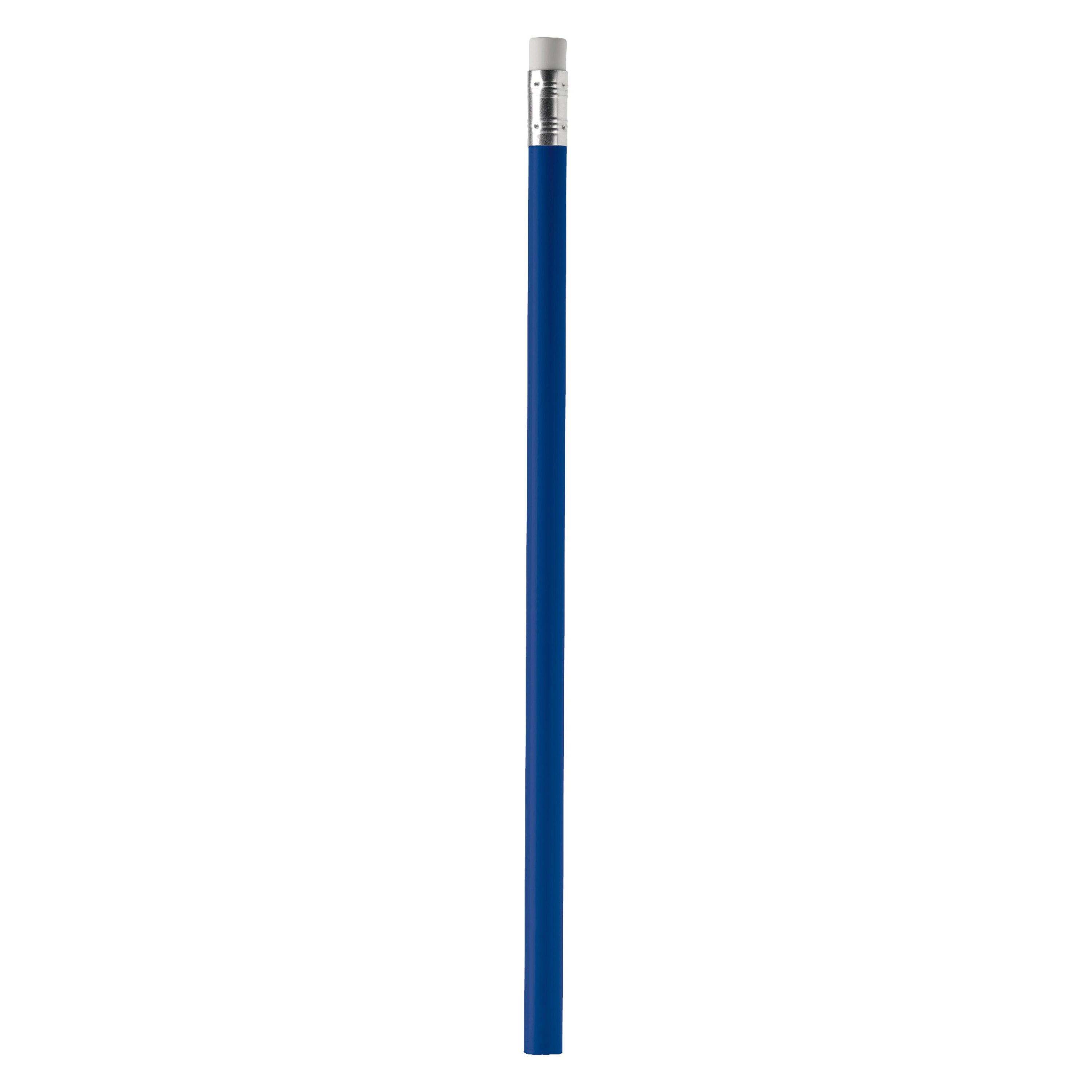 Bleistift mit Radiergummi - dunkelblau-415
