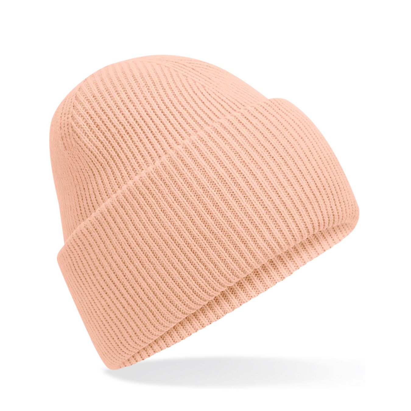Classic Engineered Deep Cuffed Beanie - peach-444