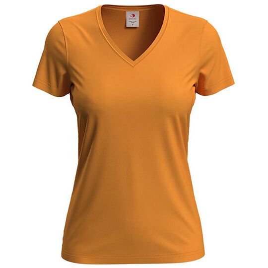 Classic-T V-Neck Women - orange-851