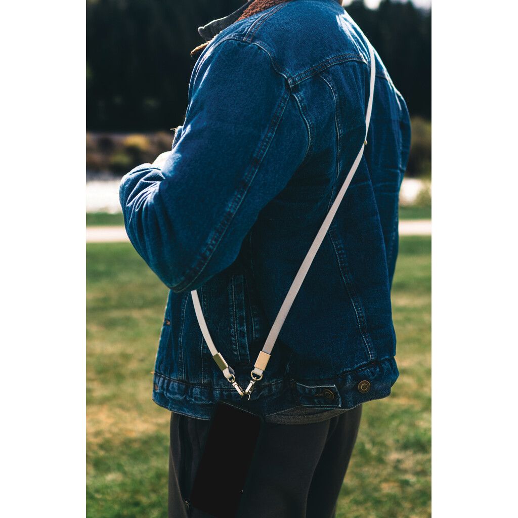 Nivo Crossbody-Handyband aus RCS recyceltem PET - grau-988