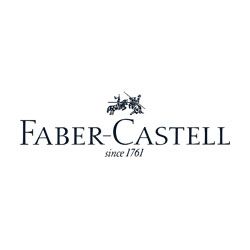 Faber-Castell Logo auf weißem Hintergrund.