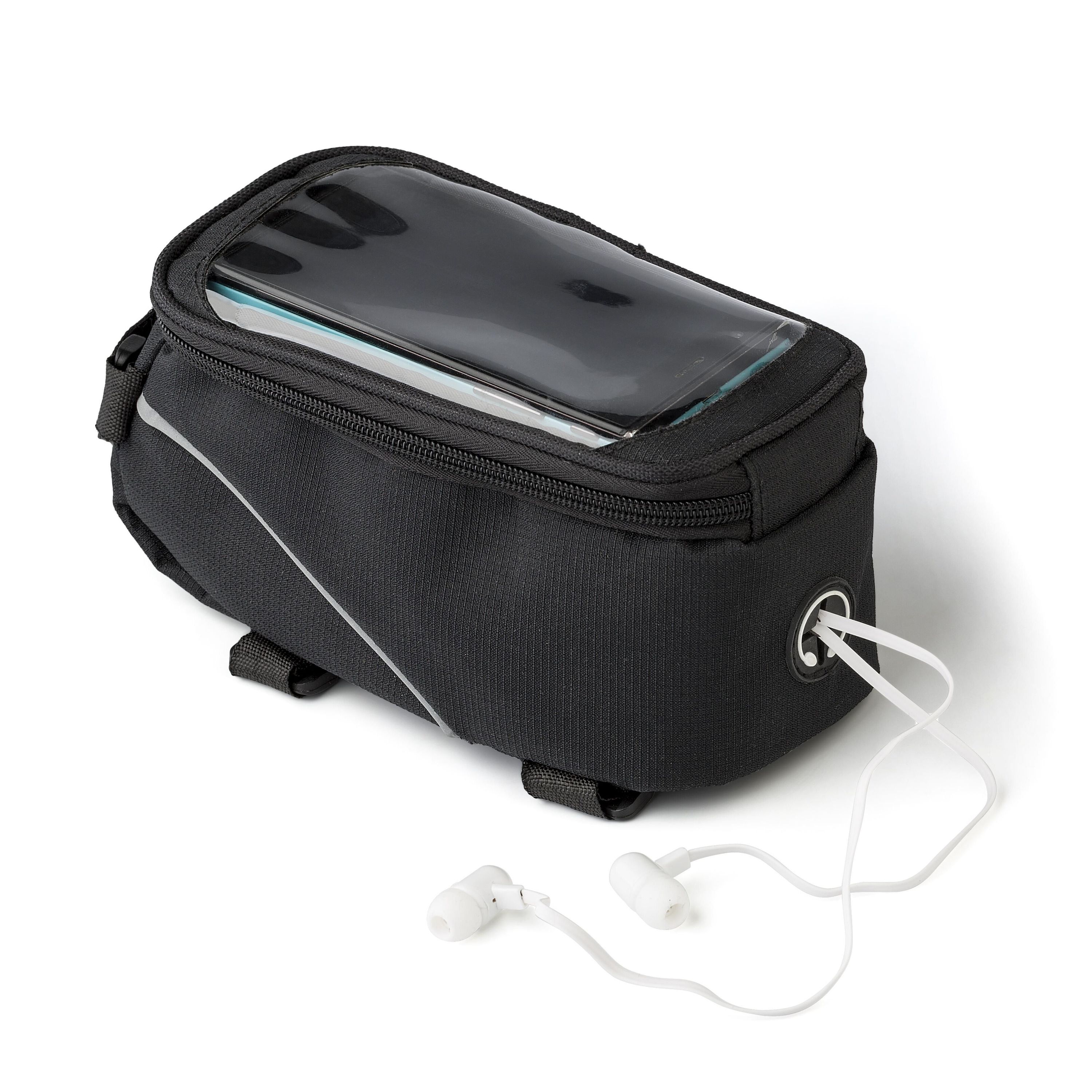 Fahrradlenkertasche aus Polyester (600D) Priya - schwarz-593