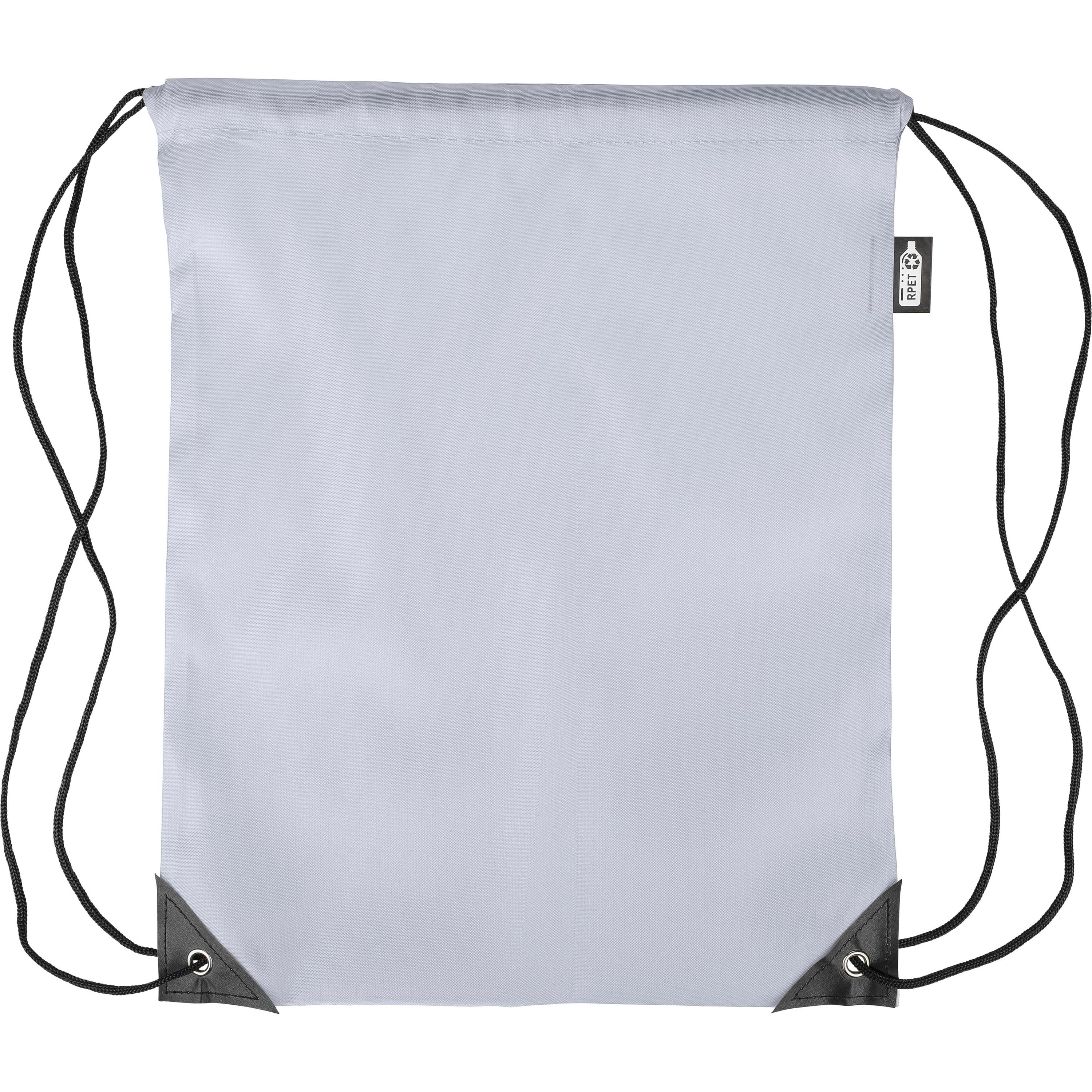 rPET 210D Polyester Rucksack mit Kordelzug Calix - grau-998