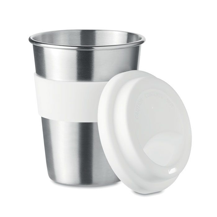 Trinkbecher Edelstahl 350ml IRMUG - weiß-477