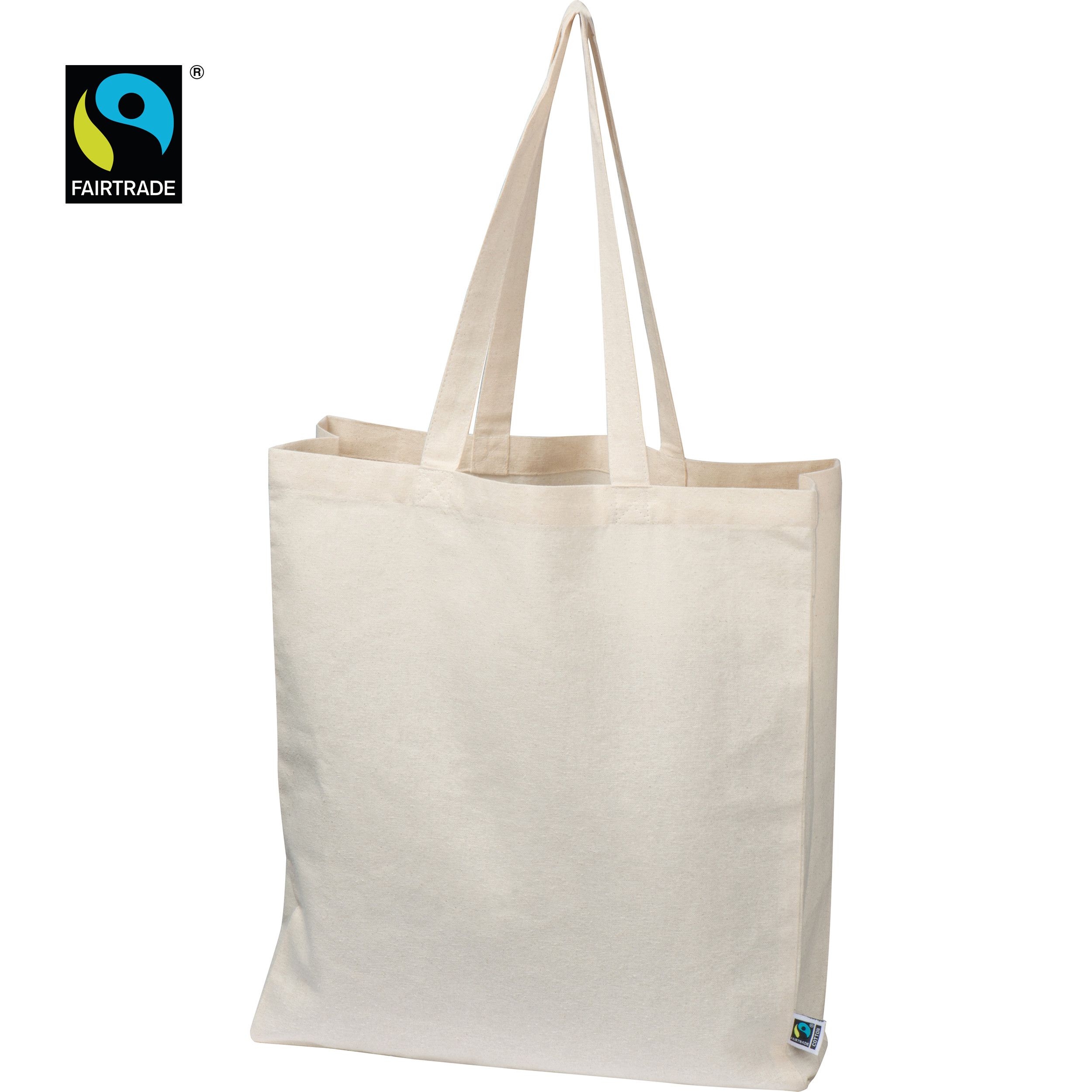 Fairtrade Baumwolltasche - beige-171