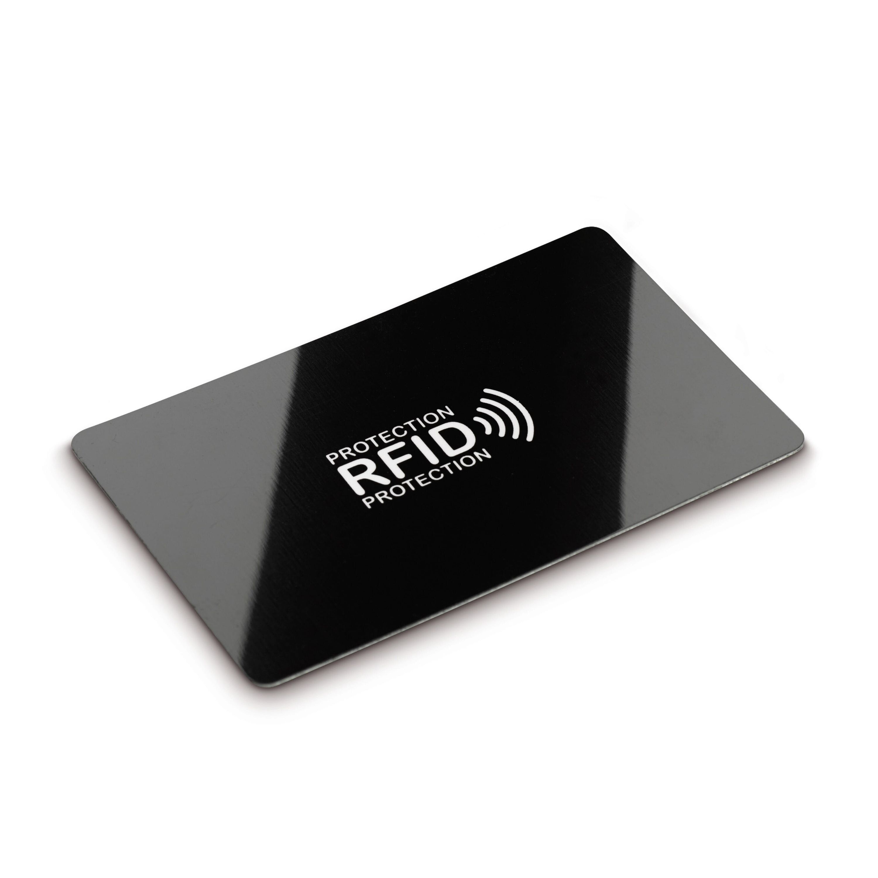 RFID Anti Skim Karte - schwarz  -  weiss-880