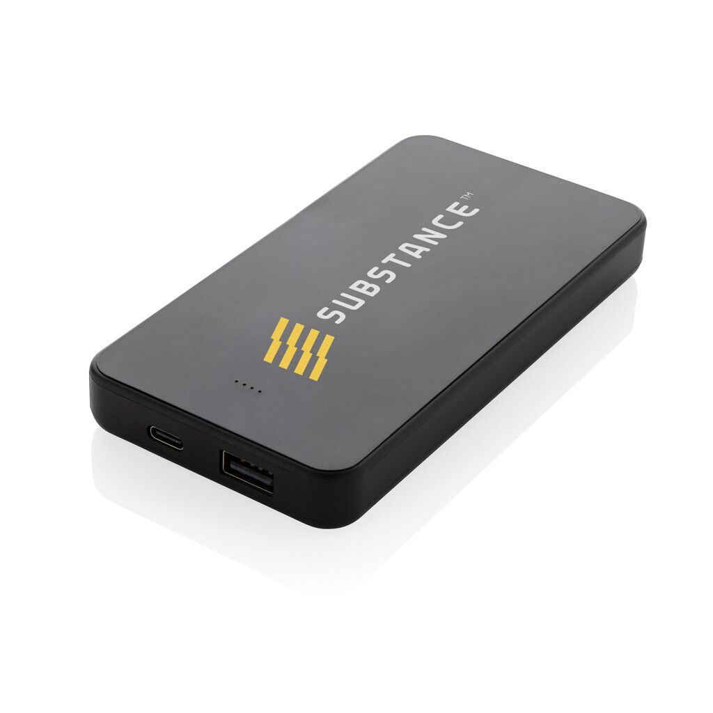 Boostcore 10.000mAh Powerbank aus RCS rec. Kunststoff - schwarz-848