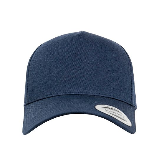5-Panel Curved Classic Snapback - navy-3