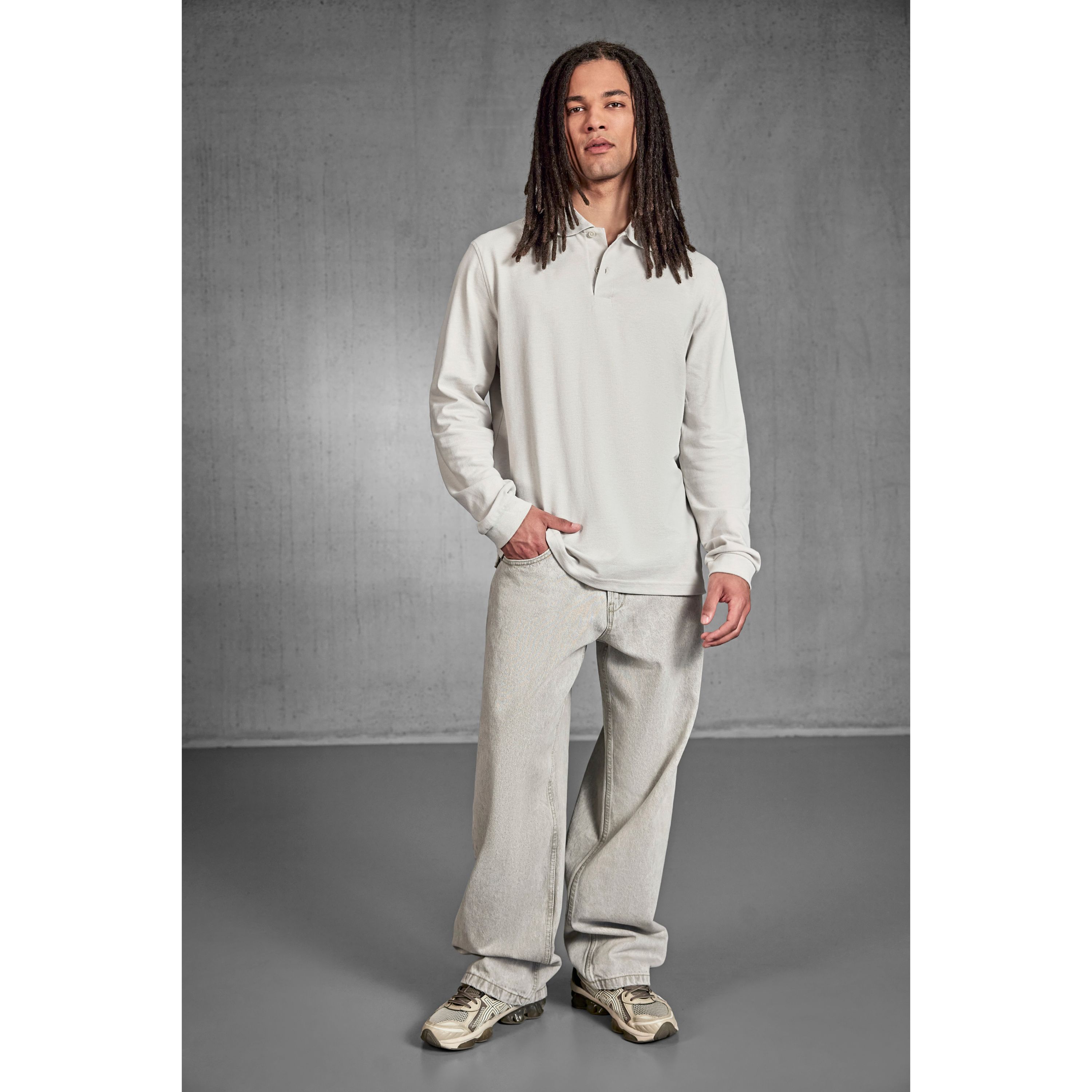 My Polo 210 Long Sleeve - white - 3XL-60