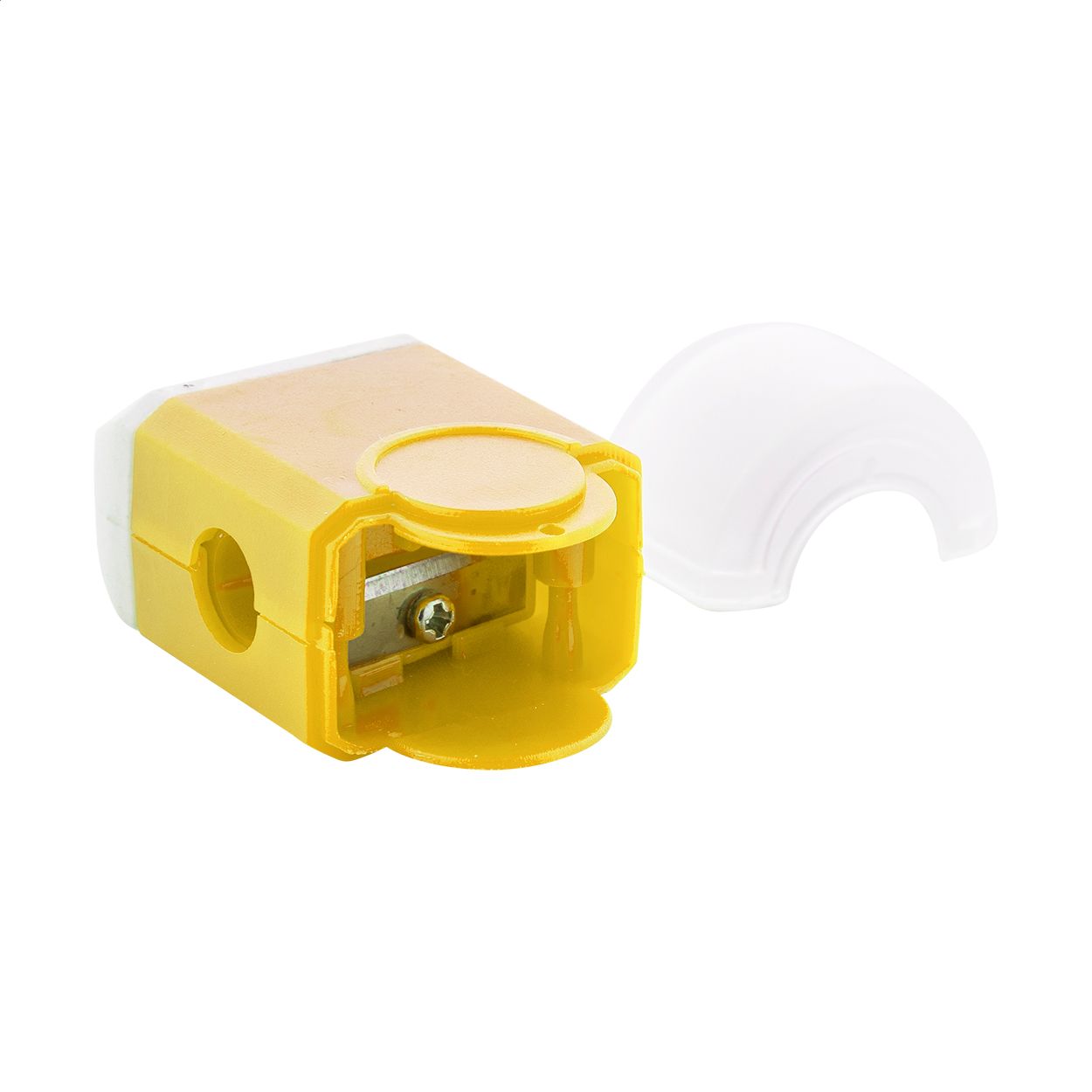 Pencix Radiergummi und Spitzer - gelb - weiß-835