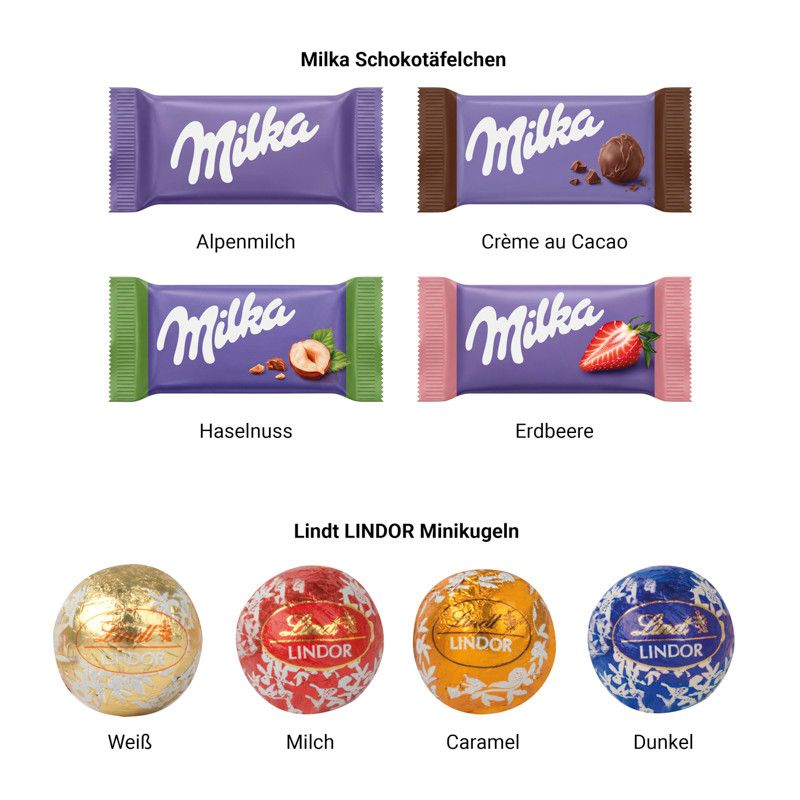 Adventskalender LKW long, Lindt LINDOR Minikugeln-476