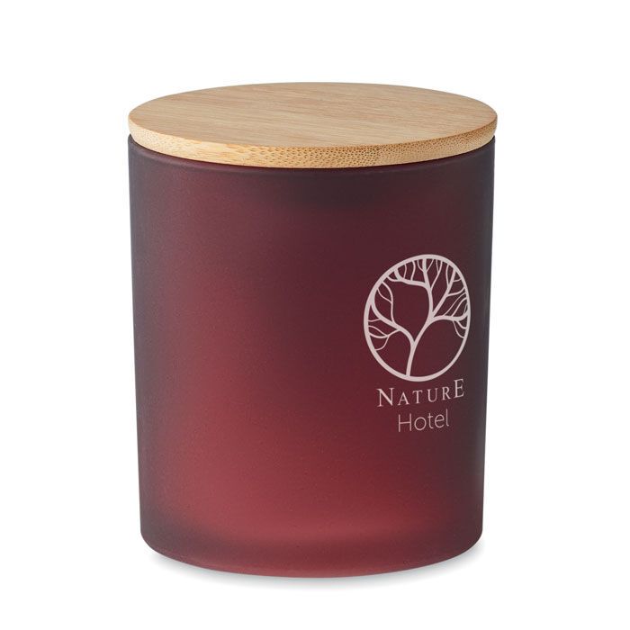 Kerze im Glas 280 g KEOPS LARGE - bordeaux-432