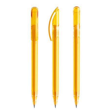 prodir DS3 TTT Twist Kugelschreiber transparent - gelb-511
