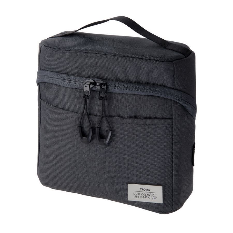 TROIKA Kabeltasche BLUE CYCLE TECH 2 GO - dunkelgrau-988