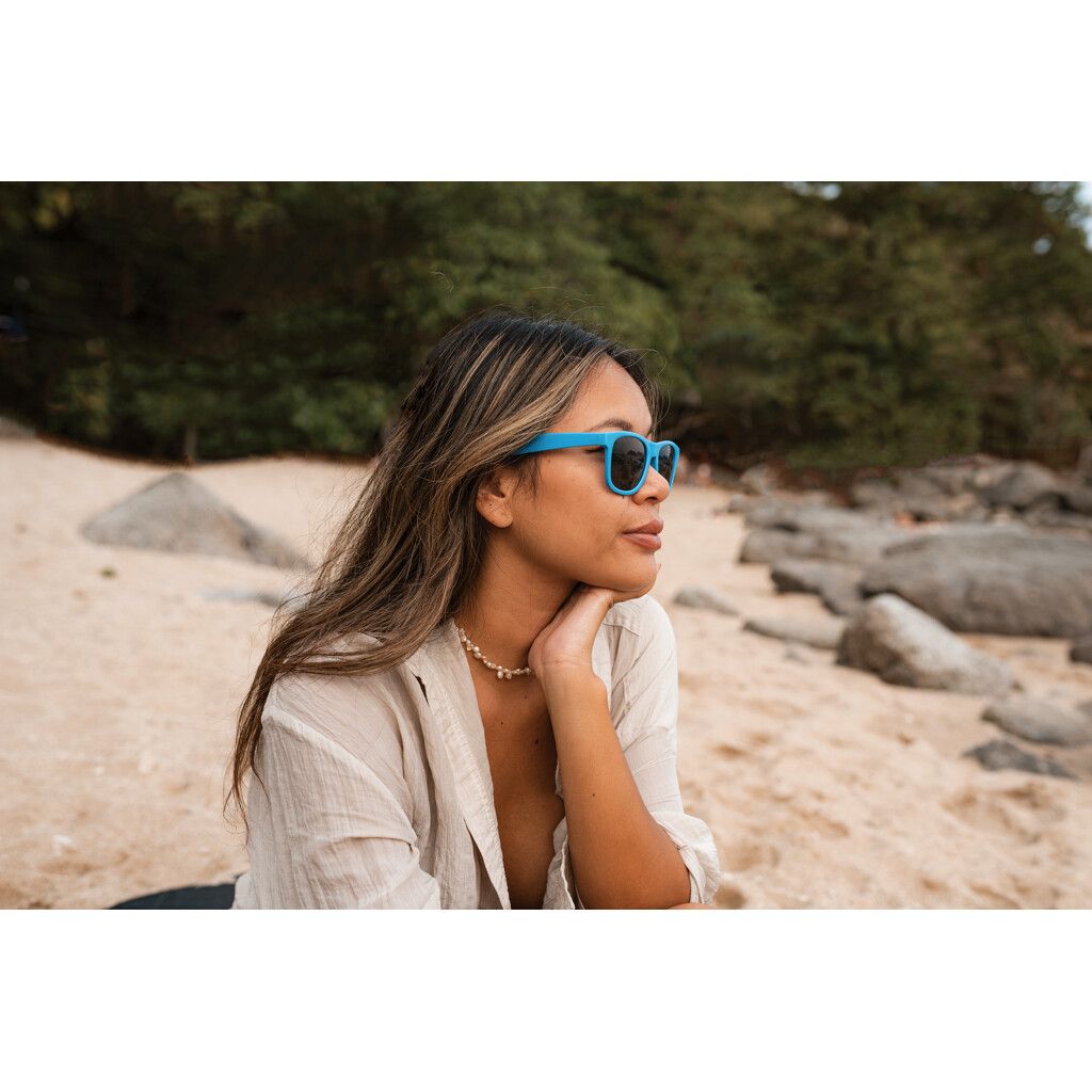 Sonnenbrille aus RCS recyceltem PP-Kunststoff - blau-195