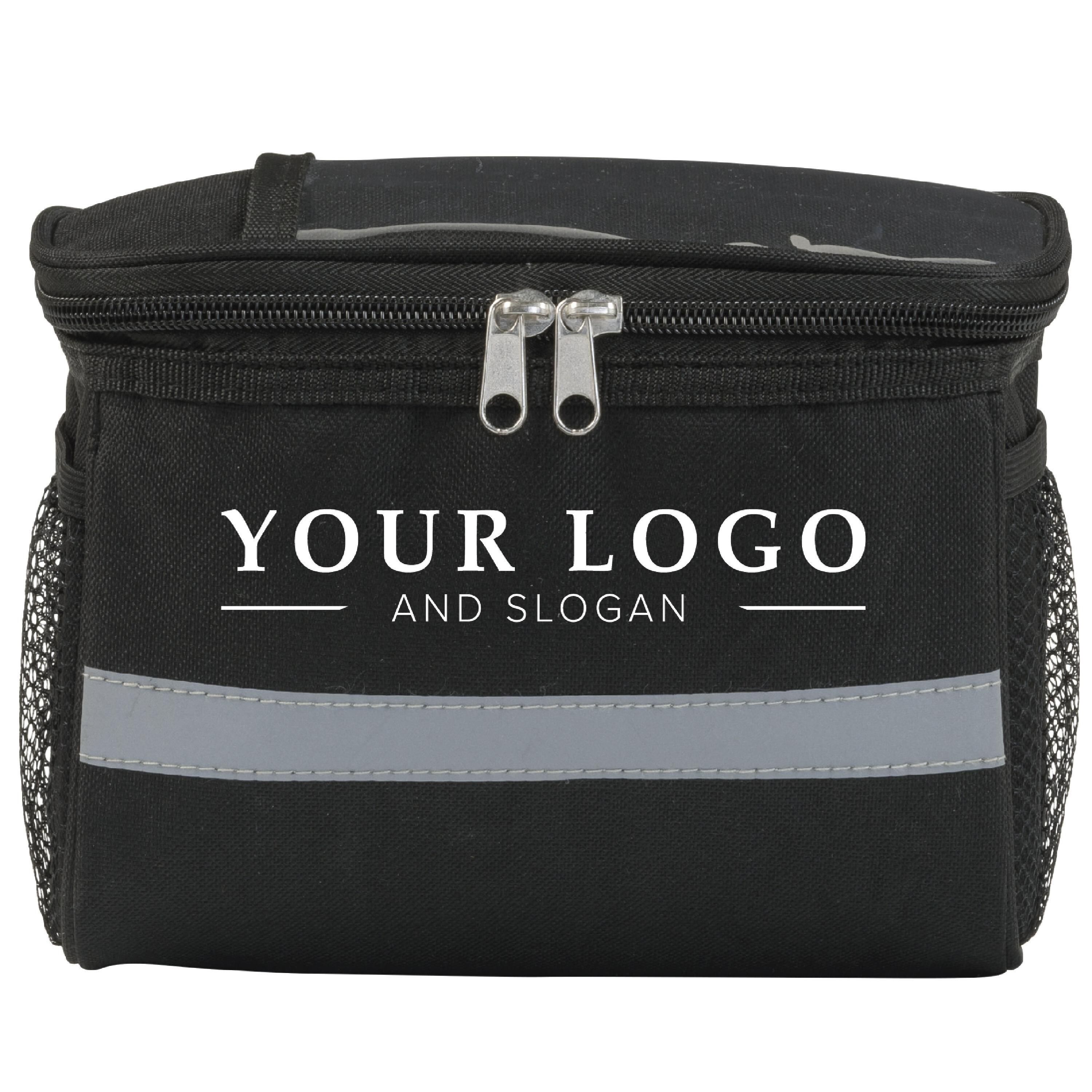 Fahrradlenker-Kühltasche aus Polyester Prisha - schwarz-900