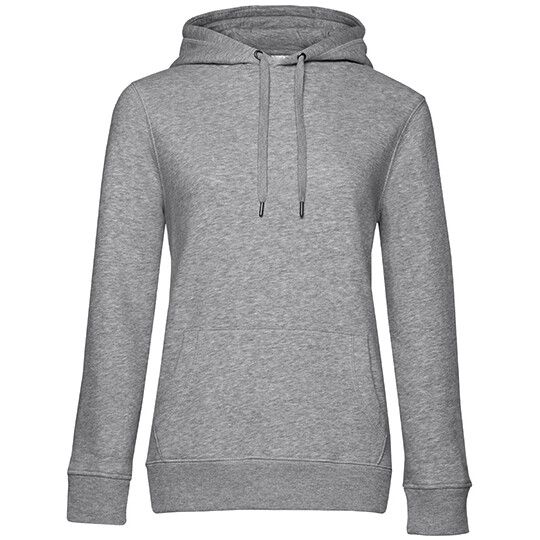 QUEEN Hooded Sweat_° für Damen - heather grey - XS-711