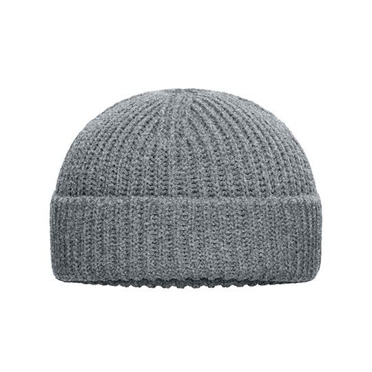 Fisherman Beanie - grey melange-491