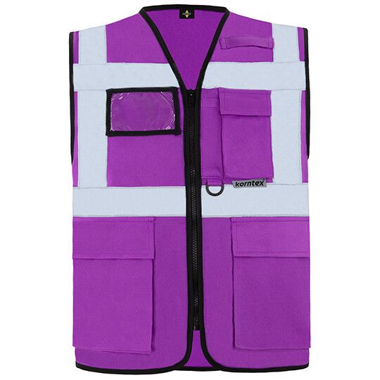 Executive Multifunctional Safety Vest Berlin - violett-827