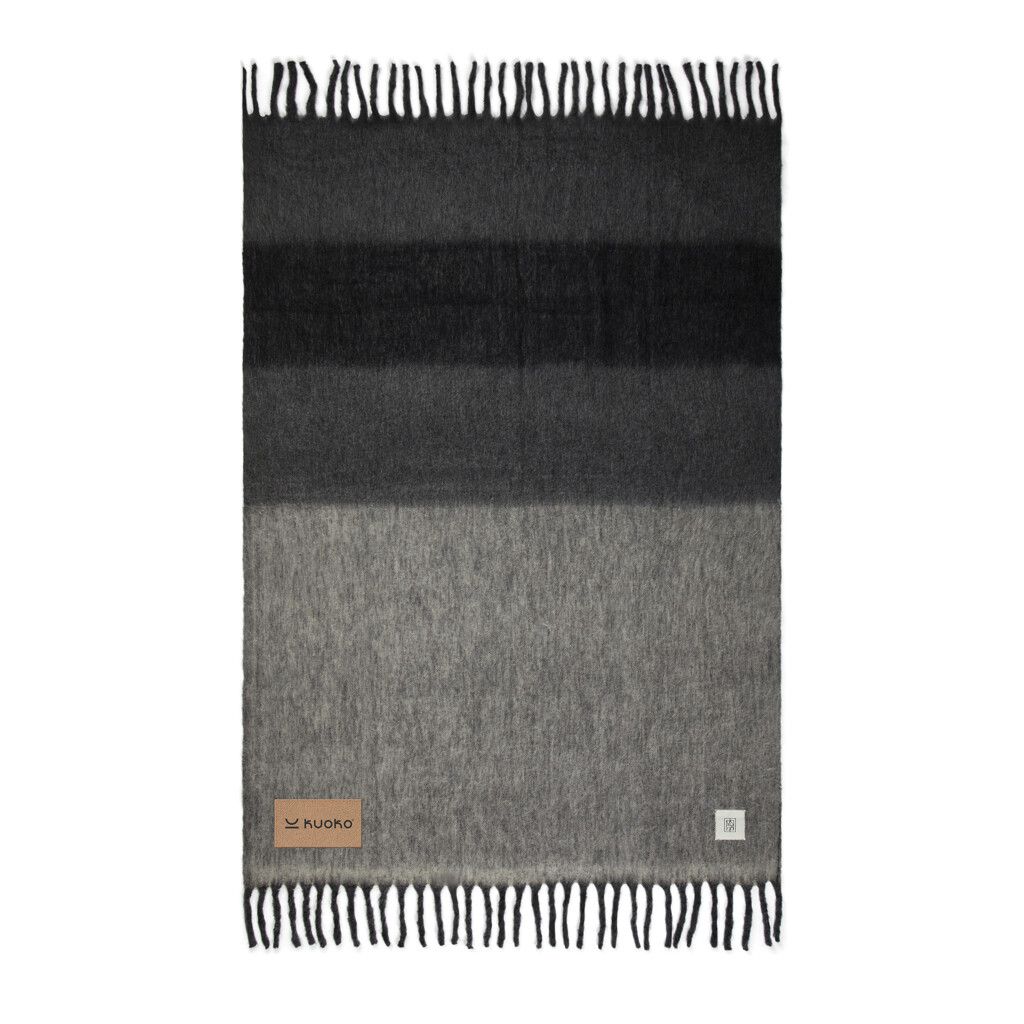 VINGA Saletto Decke aus Wollgemisch - grau-512