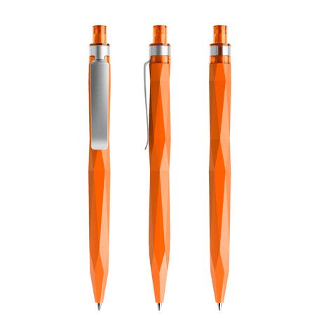 prodir QS20 PMS Push Kugelschreiber Metall-Clip - orange-646