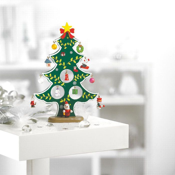 Weihnachtsbaum aus Holz WOODTREE - grün-795