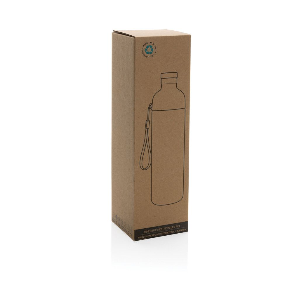 Impact auslaufsichere Wasserflasche aus RCS recyc. PET 600ml - lila-452