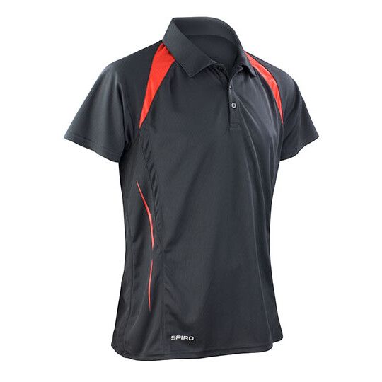 black - red