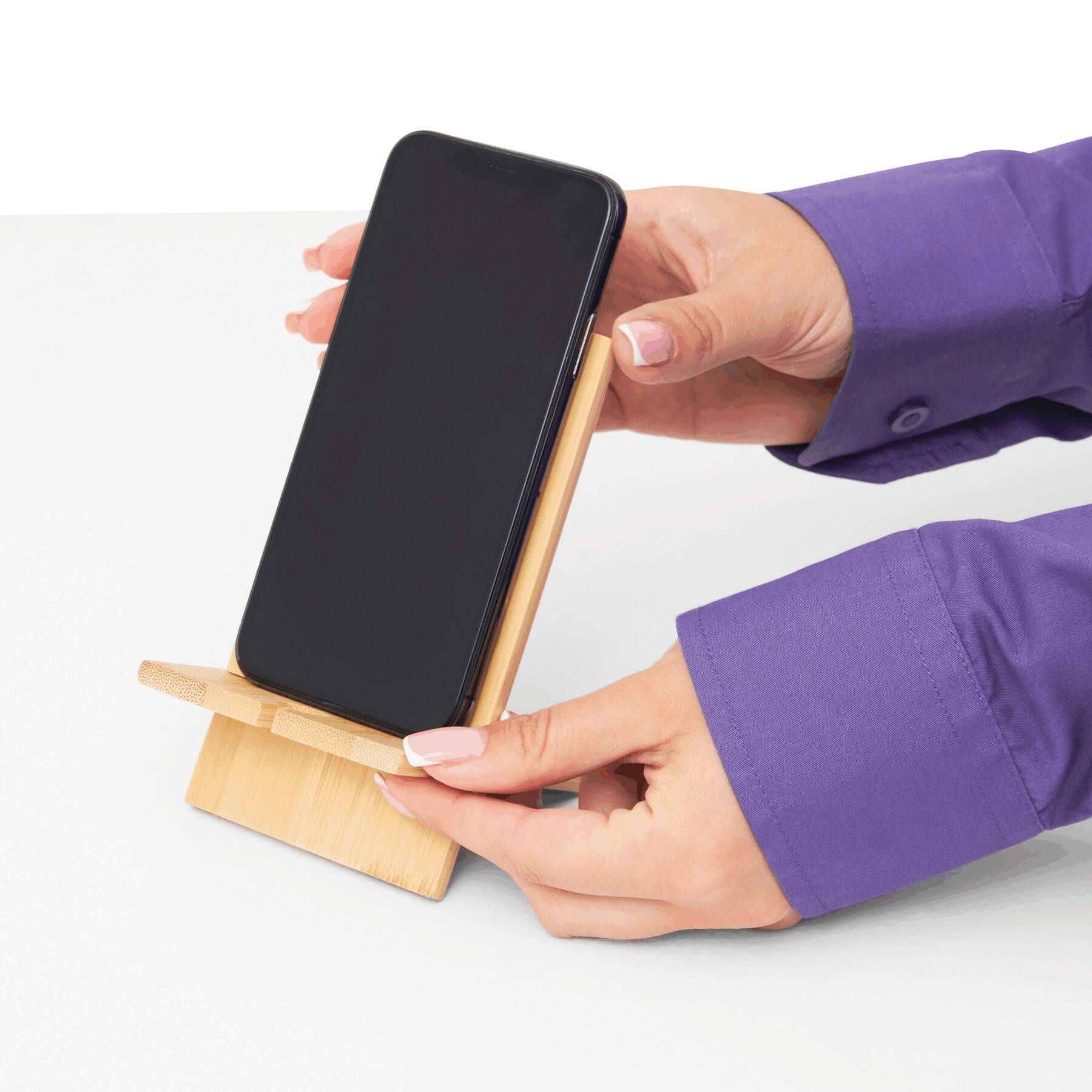 Smartphonehalter BAMBOO CHAIR - braun-781