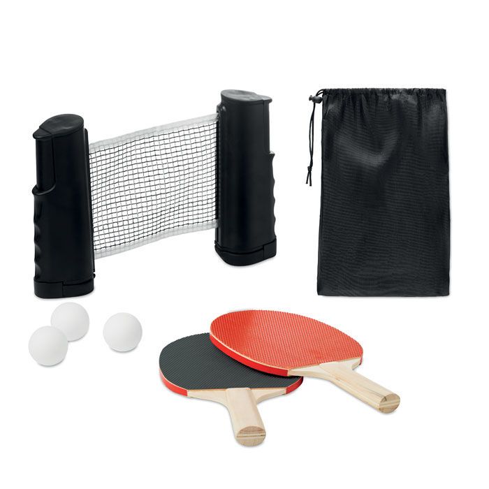 Tischtennis-Set PING PONG - schwarz-894