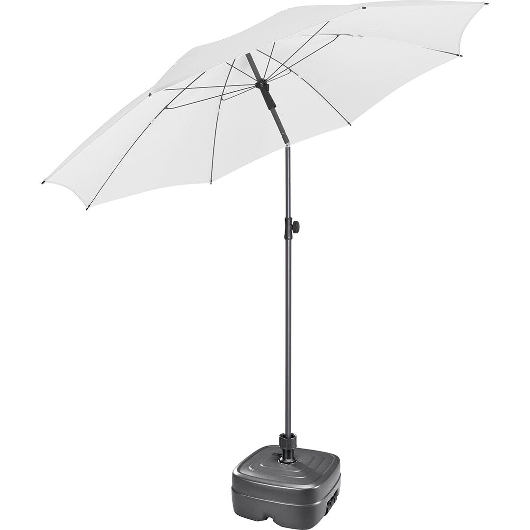 Sonnenschirm L Ø200 cm - weiß-943