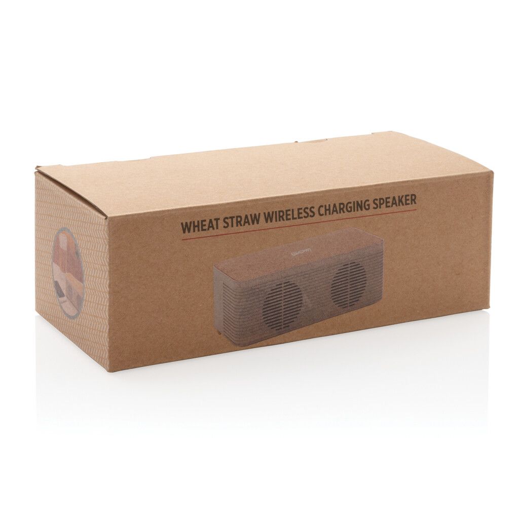 Weizenstroh Wireless Charging Lautsprecher - khaki-483