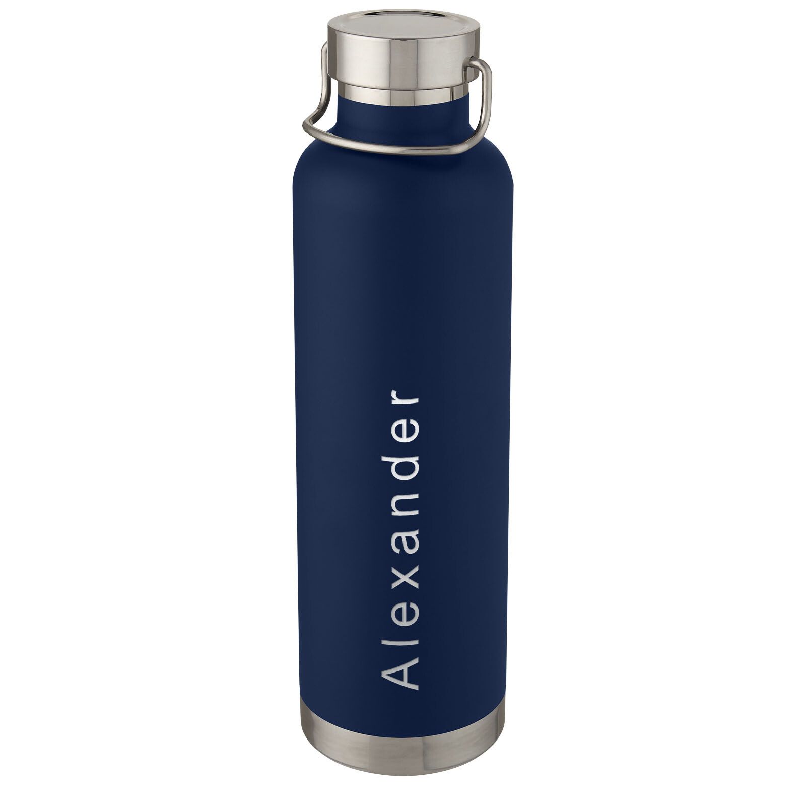 Thor 1 l Kupfer-Vakuum Isoliersportflasche - dunkelblau-326