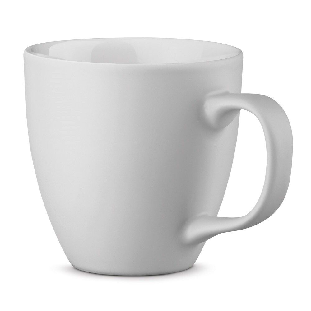 PANTHONY MAT Becher aus Hydroglasur-Porzellan 450 ml Fassungsvermögen - weiß-777