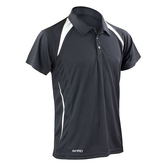 Men´s Team Spirit Polo - black - white-727