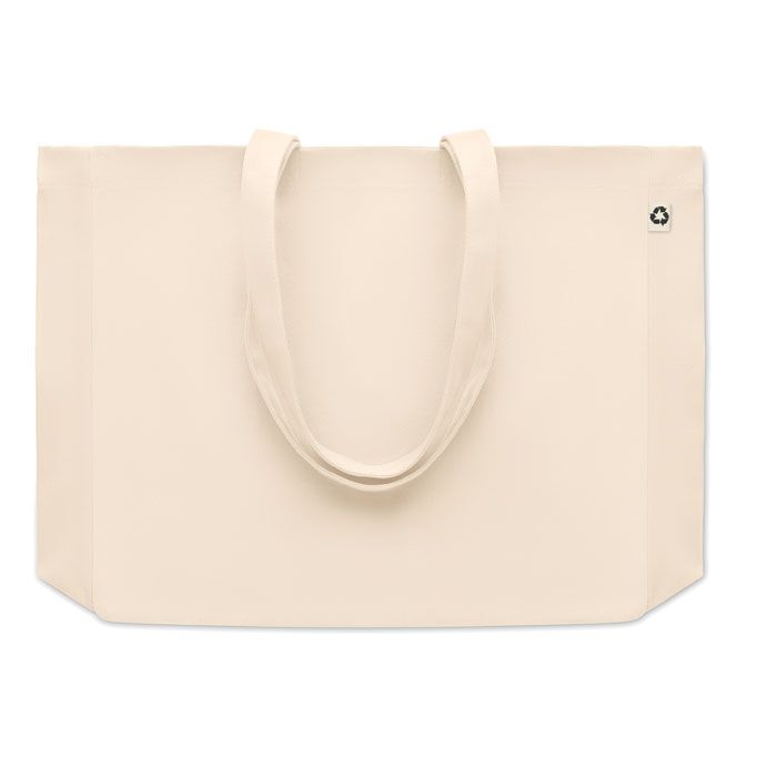 Recycelte Canvas-Tasche RESPECT - beige-711