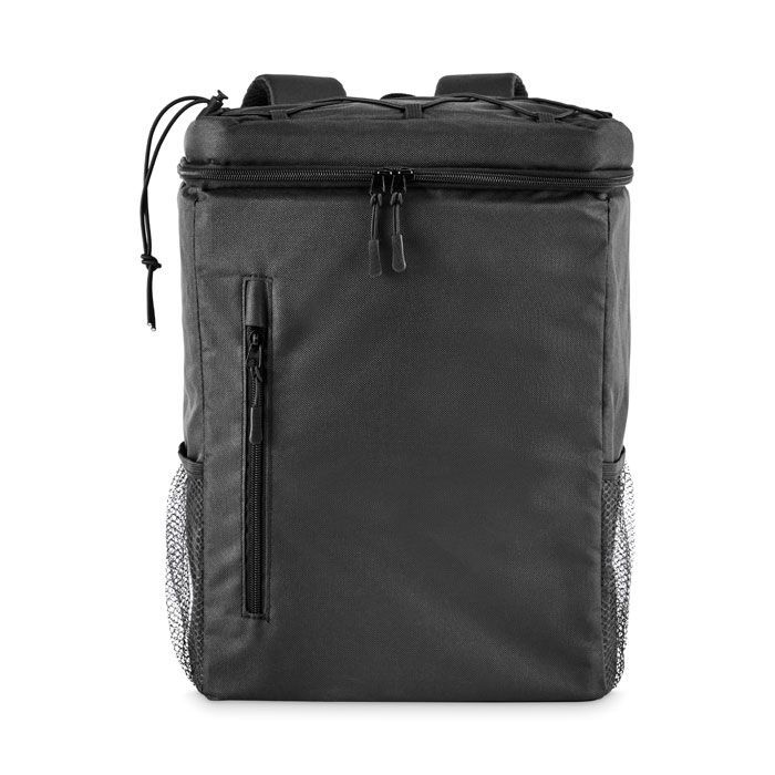 Kühlrucksack 600D RPET MAFRIO - schwarz-554
