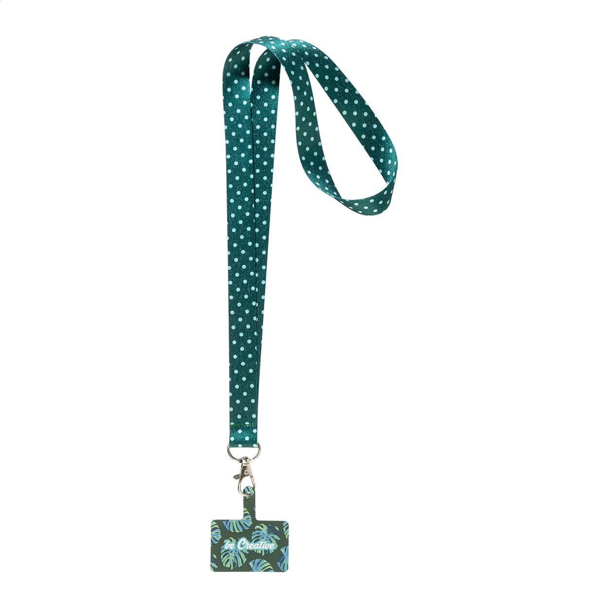 Subyard Mobile RPET individuelles RPET Handyhalter-Lanyard - weiß-875