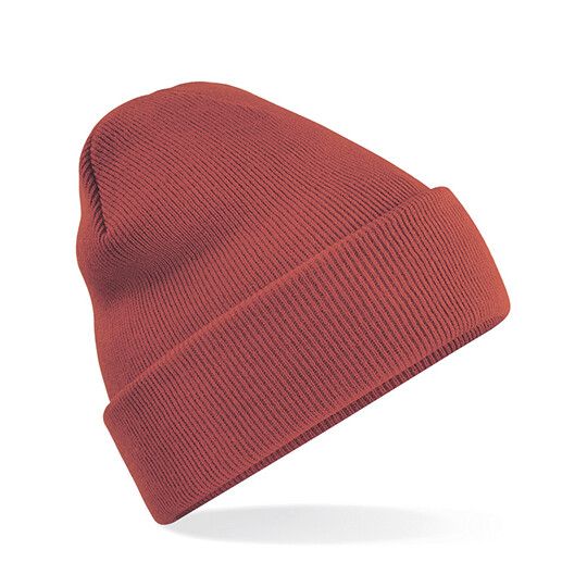 Original Cuffed Beanie - orange rust-585