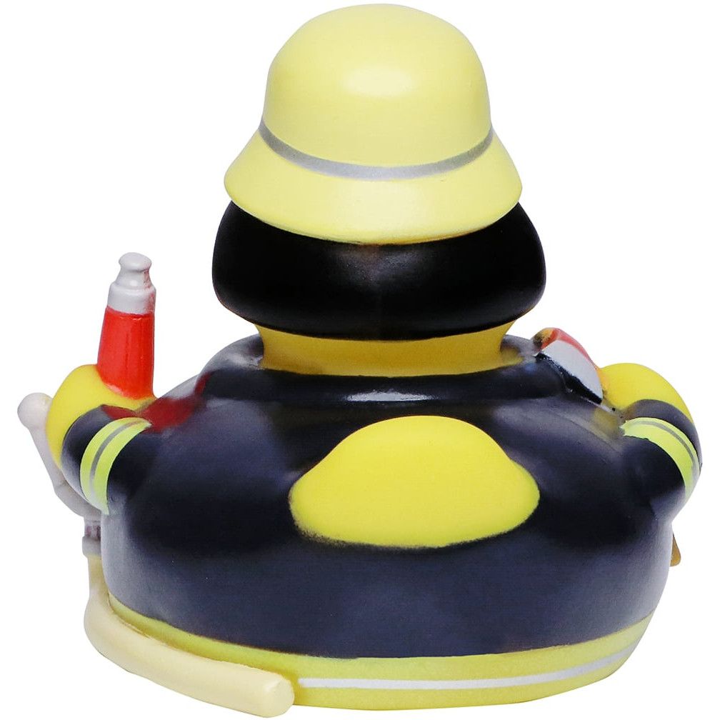 Quietsche-Ente Feuerwehr - bunt-755