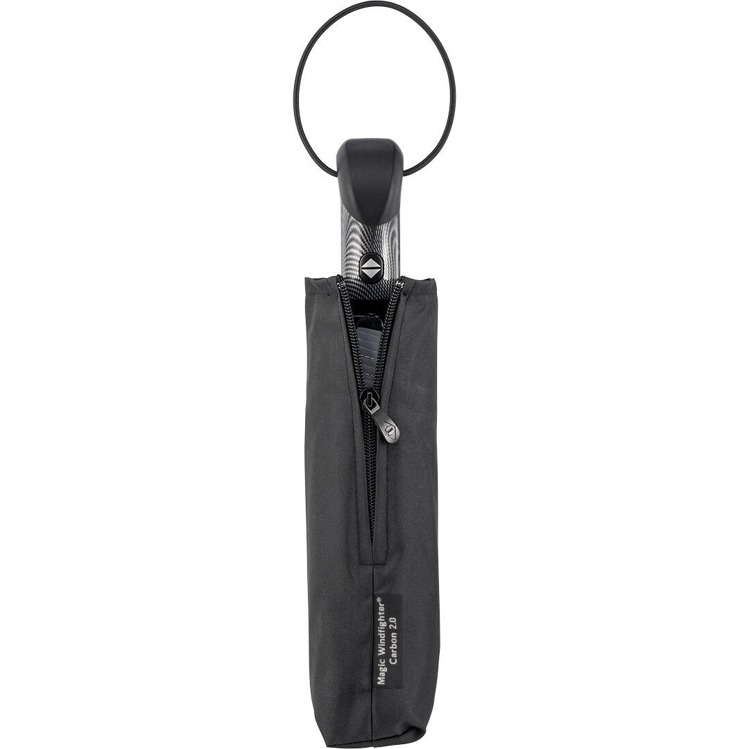 AOC-Oversize-Taschenschirm Magic Windfighter® Carbon 2.0 mit waterSAVE® Bezug Ø105 cm - schwarz-695